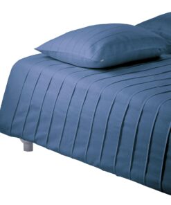 BED COVER IRIS <br />denim blue
