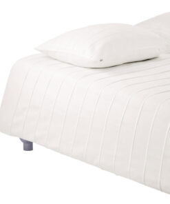 BED COVER IRIS <br />natural white