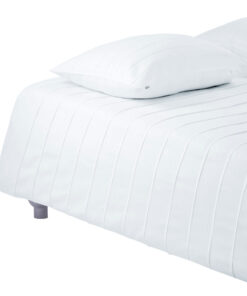 BED COVER IRIS <br />white