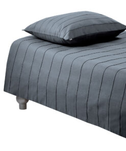 PILLOWCASE IRIS –quicksilver gray