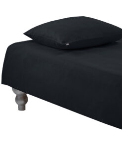 DUVET COVER PLAIN <br />black
