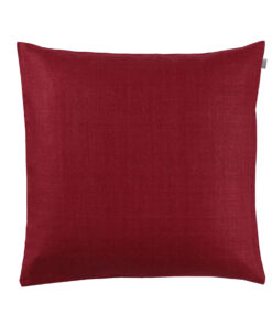 CUSHION COVER PLAIN <br />tango red