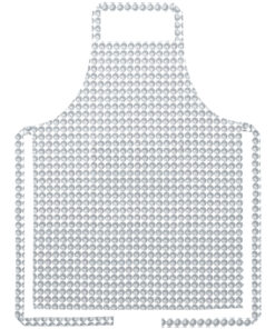 APRON BERRY –light gray