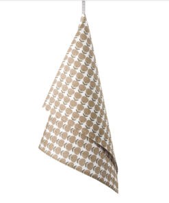 TEA TOWEL APPLE –brown