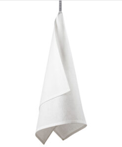 TEA TOWEL –soft waffle –white