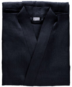BATHROBE PLAIN –black