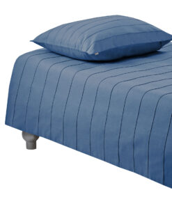 PILLOWCASE IRIS <br />denim blue