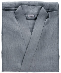 BATHROBE PLAIN –quicksilver gray