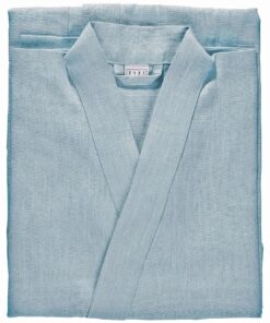 BATHROBE PLAIN –dusty blue