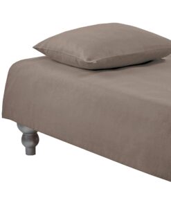 PILLOWCASE PLAIN –taupe