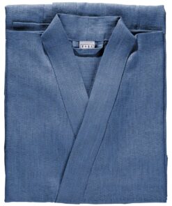 BATHROBE PLAIN –denim blue