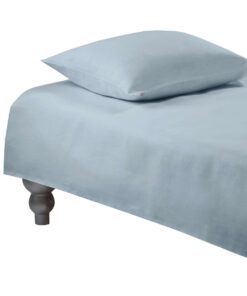 PILLOWCASE PLAIN –dusty blue