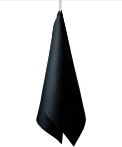 TEA TOWEL –soft waffle –black