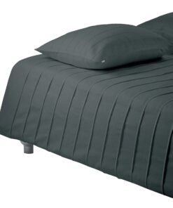 BED COVER IRIS –graphite gray