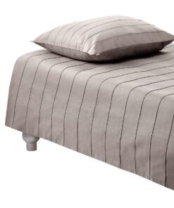 PILLOWCASE IRIS –light taupe